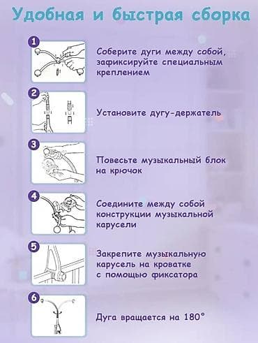 mini projector: Музыкальный мобиль-ночник с проектором для детской кроватки - — 4