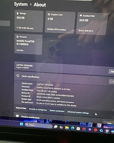 ddr4 32: Ноутбук Lenovo Для программирования, Intel Core i9, ОЗУ, RAM: 24 ГБ, Lenovo Legion — 6