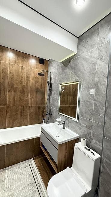 osh flat: 1 комната, 48 м², Пишпек Элитка, 7 этаж, Дизайнерский ремонт — 8