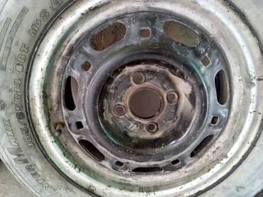 колёса на матиз: Колеса в сборе 185 / 65 / R 14, Зима, Б/у, Комплект, Легковые, Железные, отверстий - 4 — 1