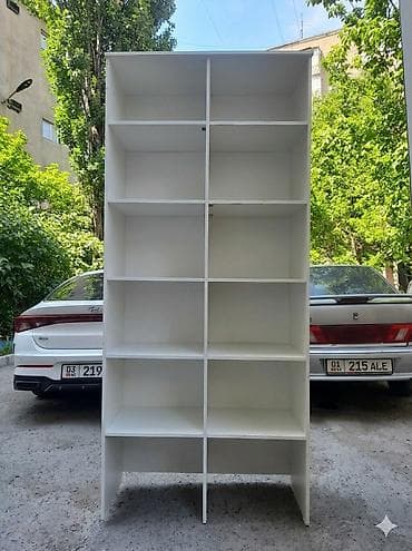Мебель: Книжная полка, Б/у, ЛДСП, Напольная — 1