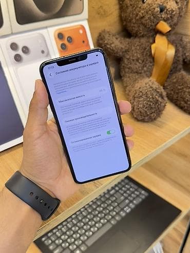 планшет iphone 17: IPhone 11 Pro Max, Б/у, 256 ГБ, Space Gray, Защитное стекло, В рассрочку, 100 % — 6