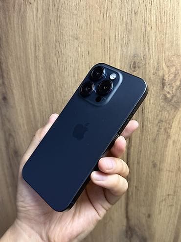 nokia e: IPhone 15 Pro, Б/у, 128 ГБ, Blue Titanium, Защитное стекло, Чехол, В рассрочку, 95 % — 1