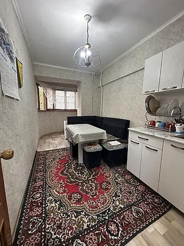 Недвижимость: 3 комнаты, 77 м², Ошский рынок / базар Индивидуалка, 3 этаж, Косметический ремонт — 3