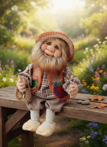 настенные часы бишкек цена: Интерьерная игрушка ручной работы «Дедушка». Оригинальное украшение — 1