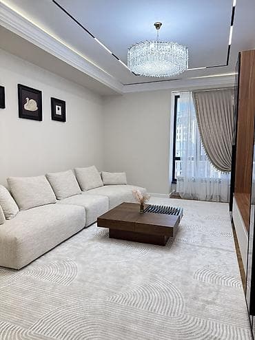 жк нурзаман сити: 2 комнаты, 83 м², Элитка, 13 этаж, Дизайнерский ремонт — 4