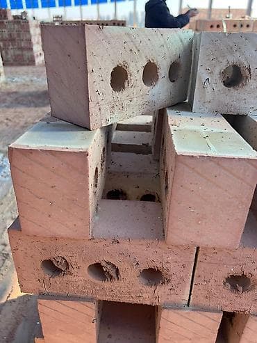 Брусчатка, тротуарная плитка: Керамический пустотелый кирпич (трех дырчатый) Прочные кирпич 🧱 от — 6