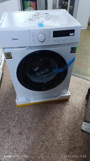 кандиционер продаю: Стиральная машина Midea, Новый, Автомат, До 9 кг, Компактная — 4