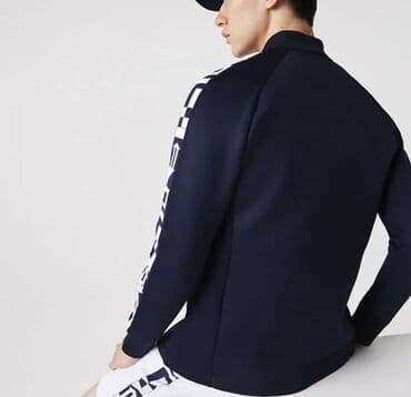 Толстовки: Мужская толстовка, M, Lacoste, Новый, цвет - Синий, Самовывоз, Платная доставка — 3