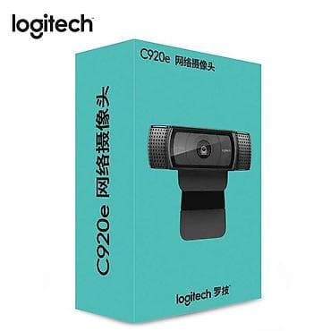 USB-камера Logitech C920e с HD-разрешением, умная веб-камера для