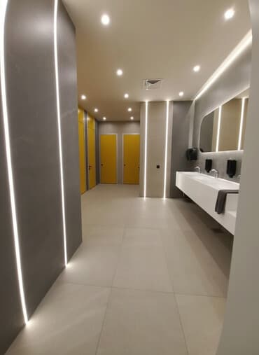 Дизайн, долборлоо: Дубалдарды коюу үчүн даярдоо, Дубалдарды грунттоо үчүн даярдоо, Плиткаларды кесүү | Карапа плиткасы, Керамогранит плиткасы, Мозаика плиткасы | Тикелей төшөө, Диагоналдуу төшөө, Горизонталдуу төшөө 6 жылдан ашык тажрыйба — 2