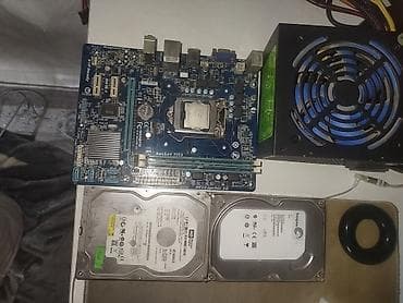 Gigabyte ga-h61m-s1 и проц i5 3470s 8 Гб ОЗУ БП на 420w 2 жоских диска at lalafo.kg Gigabyte ga-h61m-s1 и проц i5 3470s 8 Гб ОЗУ БП на 420w 2 жоских диска