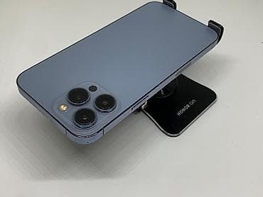 9000 iphone: IPhone 13 Pro Max, Б/у, 256 ГБ, Голубой, Защитное стекло, Чехол, 100 % — 3