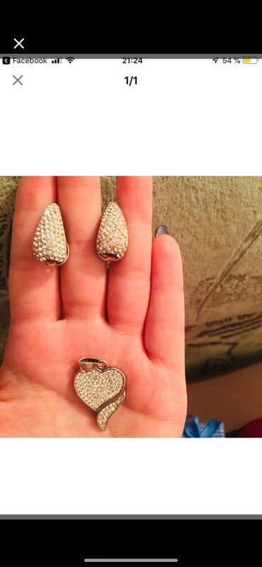 набор пандора: Набор украшений, Проба 925, Женские, Б/у — 1