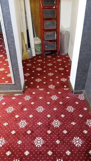 ковровые: Ковровая дорожка Новый, 100 см * 1 пог. м, Синтетика, Геометрия — 6