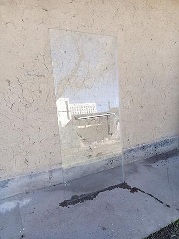 Стеклянная дверная створка с фурнитурой - Прозрачное полотно из