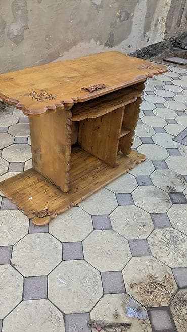 coffee table: Тумба и подставка для телевизора, Б/у, Напольная, Дерево, цвет - Коричневый — 5