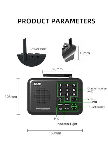 продаю домофон: Руководство пользователя беспроводной системы внутренней связи "AXLTD" — 4