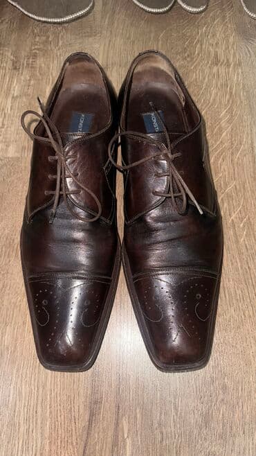 Мужские туфли, 43, Б/у, цвет - Коричневый, Самовывоз