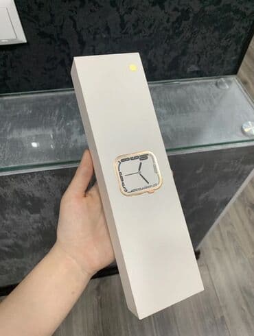 Смарт-часы в стиле Watch8 (кейс серебристый, ремешок белый) - Корпус