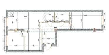 алматинка горький: 3 комнаты, 75 м², Элитка, 10 этаж, Готовая ПСО (под самоотделку) — 1