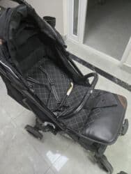 купить коляску трость бу: Коляска, цвет - Черный, Б/у — 2