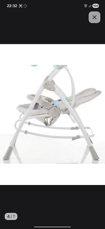 Балдар электр унаалары: Балдар үчүн шезлонг, Электромобиль, Темир, түсү - Боз — 6