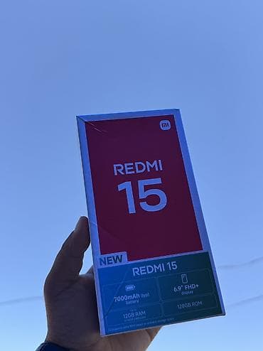 redmi note 11c: Redmi, Redmi 15, Б/у, 128 ГБ, цвет - Серебристый, 2 SIM — 1