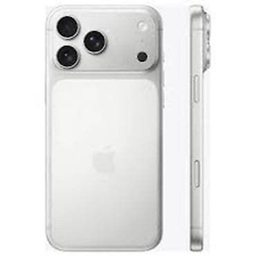 IPhone 17 Pro Max, Б/у, 256 ГБ, Серебристый, Защитное стекло, Чехол, Кабель, 100 %