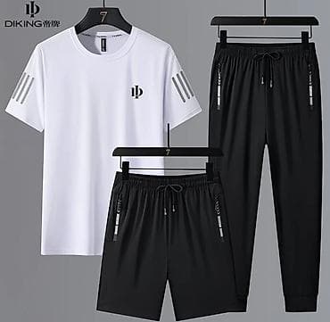 хоккей форма: Мужской спортивный комплект 3 в 1 DIKING Состав набора: - Футболка с — 1