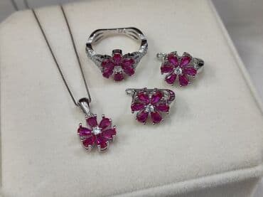 купить свадебное платье недорого: Серебряный Набор+ Цепочка Серебро 925 пробы Размеры имеются Цена — 3