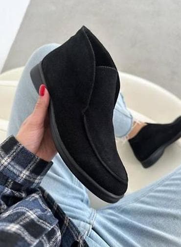 Ботинки и ботильоны: ДЁШЕВО! Полуботинки автоледи Loro Piano из качественной замши — 2