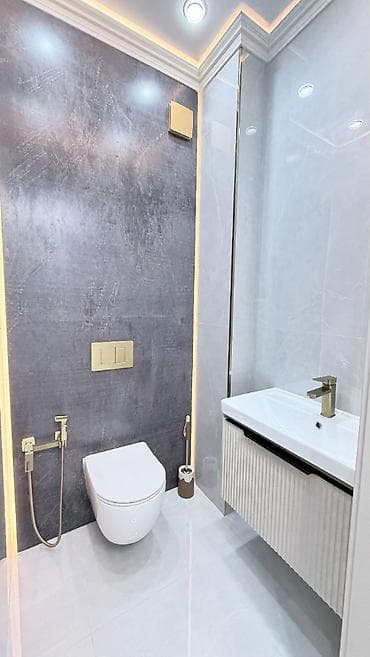 pro group: 3 комнаты, 80 м², Асанбай мкр Элитка, 10 этаж, Евроремонт — 2