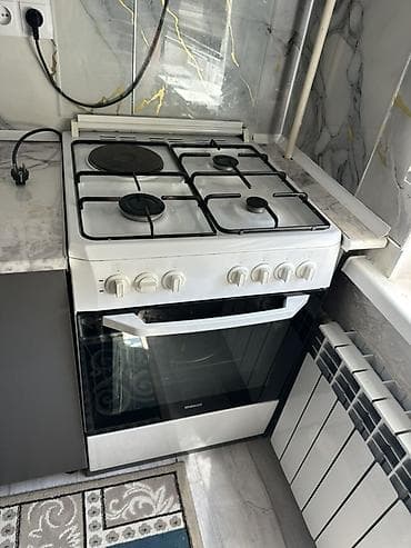 Кухонные плиты и варочные поверхности: Комбинированная плита, Beko, Напольная, Механическая — 3