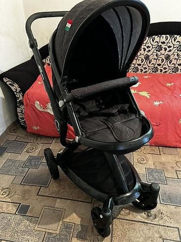 magic box: Коляска, Другой бренд, цвет - Черный, Б/у, Самовывоз — 9