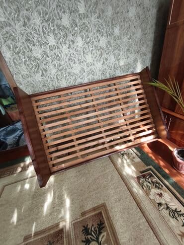 деревянная кровать: Люлька, Колыбель, Дерево, цвет - Коричневый — 3