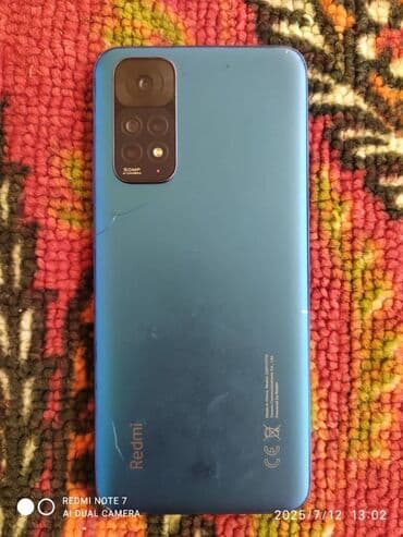 redmi note 13 про: Redmi, Redmi Note 11, Колдонулган, 128 ГБ, түсү - Көк, 2 SIM — 3