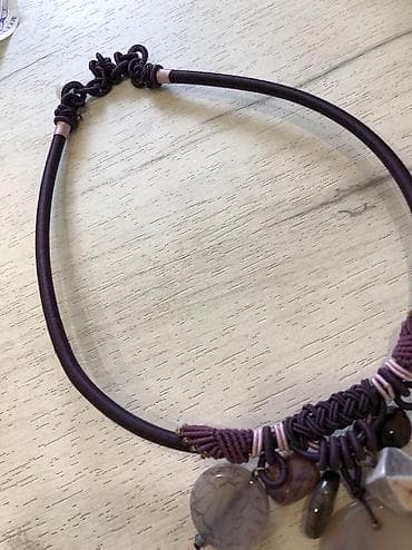 Колье: Неповторимое колье из натуральных камней, богатый, насыщенный — 4