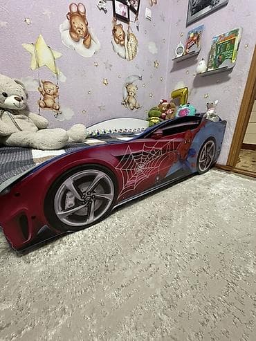 тачка цена: Кровать-машинка, Б/у, ЛДСП — 2