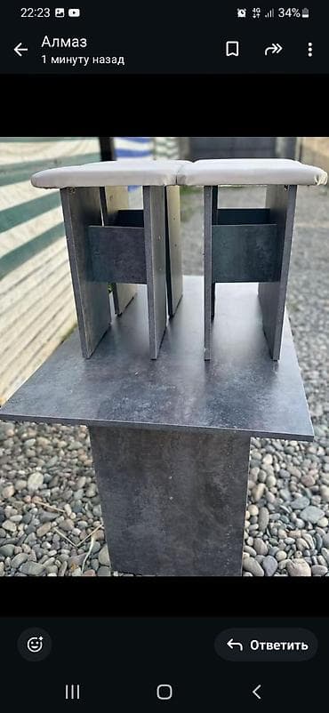 кухонный стол ош: Кухонный стол и стул, Новый — 1