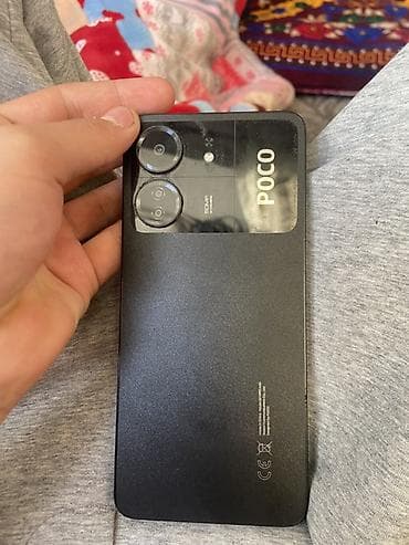 Poco C65, Б/у, 256 ГБ, цвет - Черный, 2 SIM