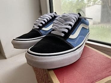 кеды вансы: Мужские кроссовки, 40.5, Vans, Новый, цвет - Синий, Самовывоз, Платная доставка — 1