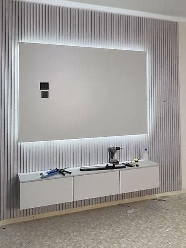 coffee table: Туалетный столик, С зеркалом, цвет - Белый, ЛДСП — 8