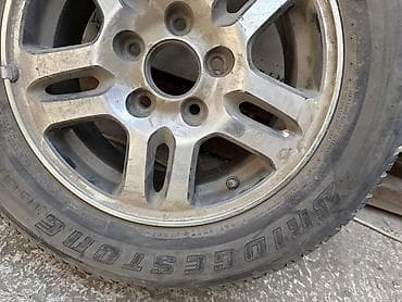 Колеса в сборе 205 / 70 / R 15, Лето, Б/у, 1 шт, Внедорожные (АТ/МТ), Литые, отверстий - 5 — 3