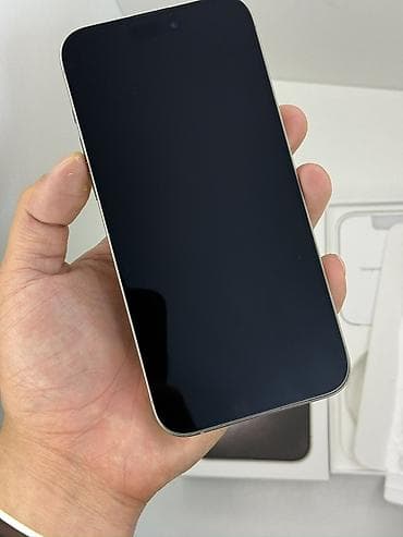 акумулятор заряд: IPhone 15 Pro Max, Б/у, 256 ГБ, Natural Titanium, Коробка, 87 % — 5