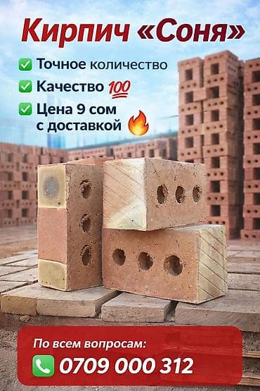 Ремонт и строительство: Керамический, Гладкий, Пустотелый, дырчатый кирпич — 1