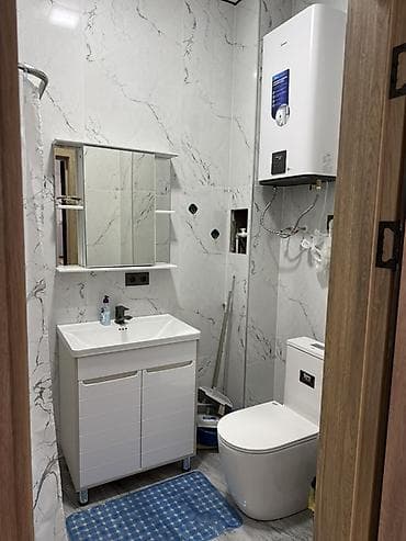 Күндүк ижара: Светлая современная квартира с полноценной кухней и мебелью - — 5