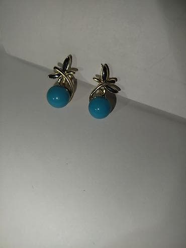 Серьги, Женские, Вставка: Бирюза