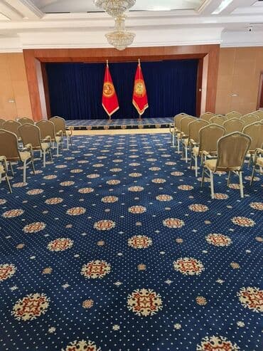 Жайнамаз, Новый, Ковролин для мечети, цвет - Синий