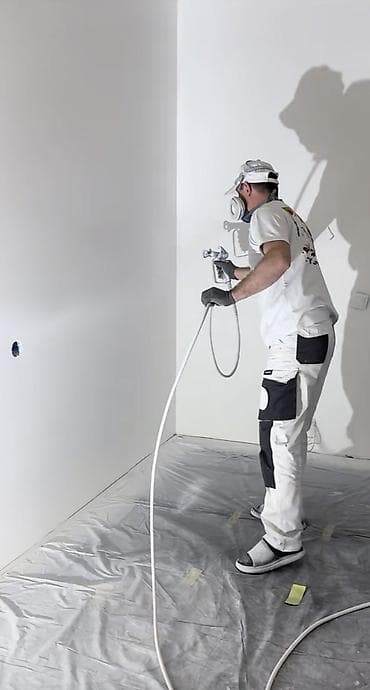 Покраска потолков, Покраска стен, Полимерная покраска, На водной основе, На масляной основе, Больше 6 лет опыта